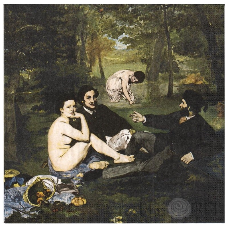 SERWETKA - "Śniadanie na trawie" 	 Édouard Manet