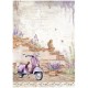 STAMPERIA PAPIER RYŻOWY A4 KOMPLET 6szt LAVENDER