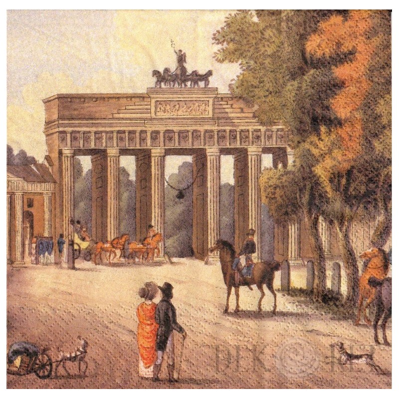 SERWETKA - BRAMA BRANDENBURSKA